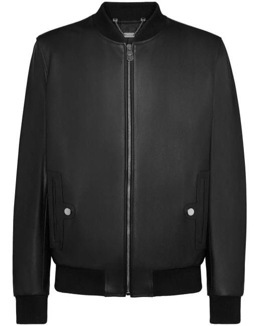 Billionaire Black Leather Jacket for men