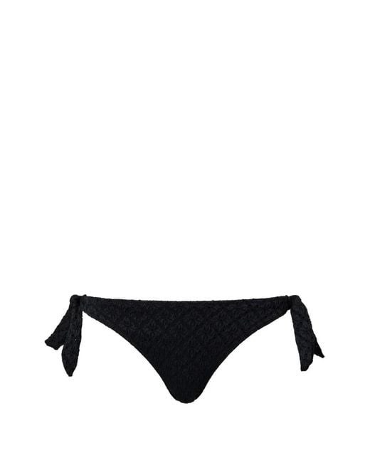 Twinset Black Broderie Anglaise Bikini Thong
