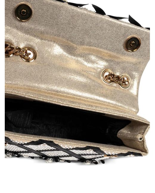 Kurt Geiger White Kensington Bows Shoulder Bag