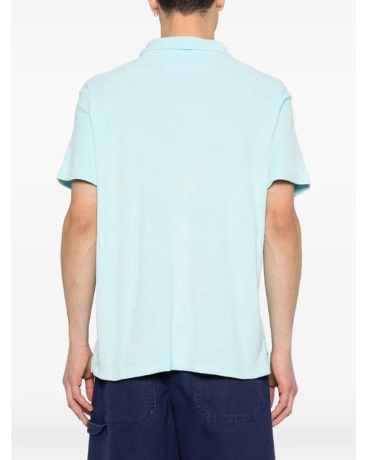 Polo Ralph Lauren Blue Cotton Polyester Polo Shirt for men