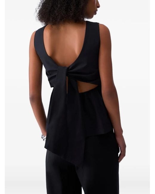 Liu Jo Black Cut-Out Top