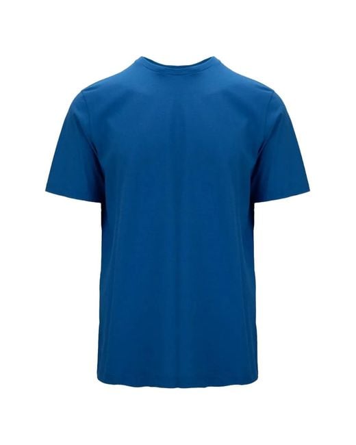 Herno Blue Crew-Neck T-Shirt for men