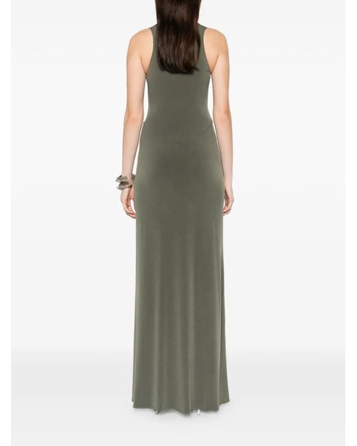 Coperni Green Cutout Maxi Dress
