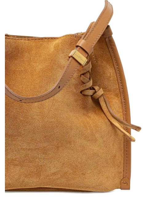 Gianni Chiarini Brown Suede Shoulder Bag