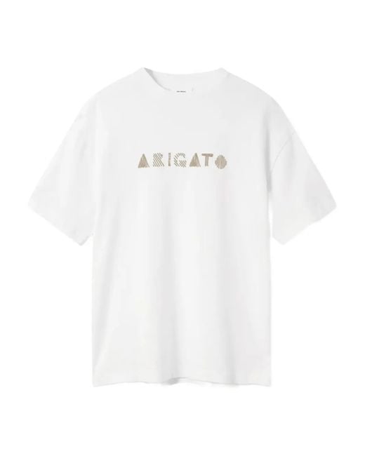 Axel Arigato White Graphic-Print T-Shirt for men