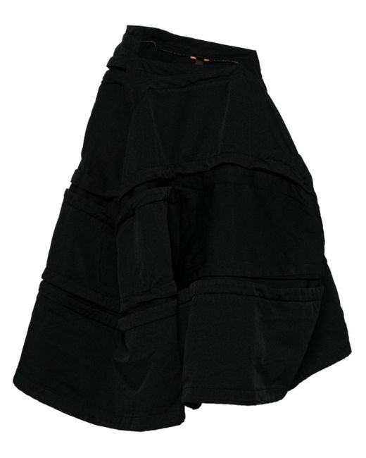 Comme des Garçons Black Asymmetric Midi Skirt