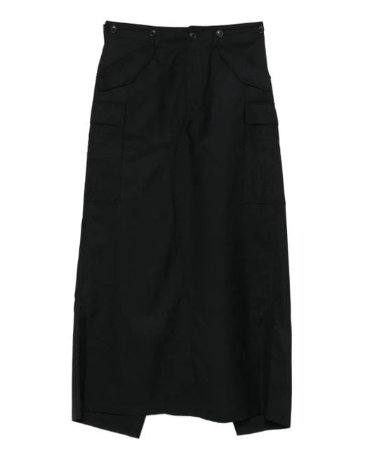 Junya Watanabe Black Cargo Skirt