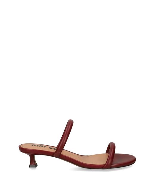 Bibi Lou Pink Musa Leather Sandals