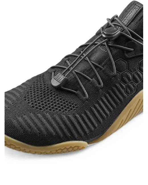 Vivobarefoot Black Motus Knit Sneakers for men