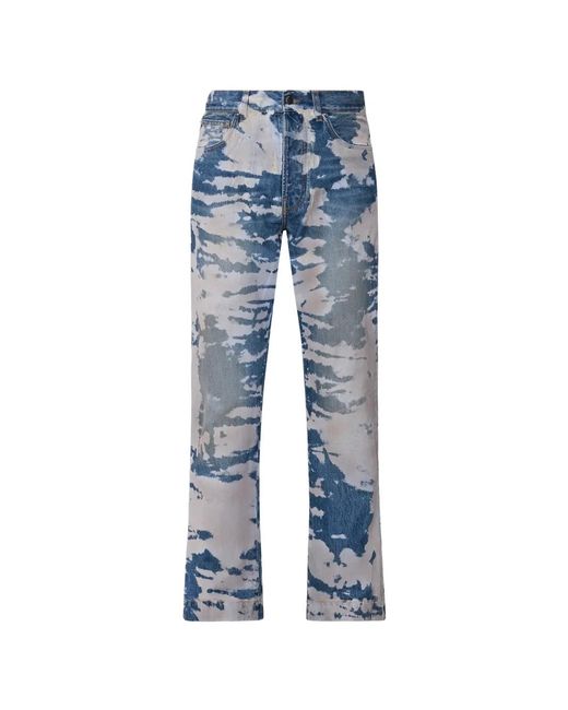 Amiri Blue Straight Jeans for men