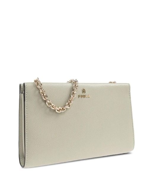 Furla Natural Tasche Mit Kettenriemen