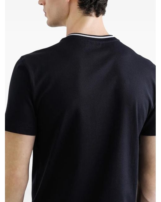 Dolce & Gabbana Black Chest-Pocket T-Shirt for men