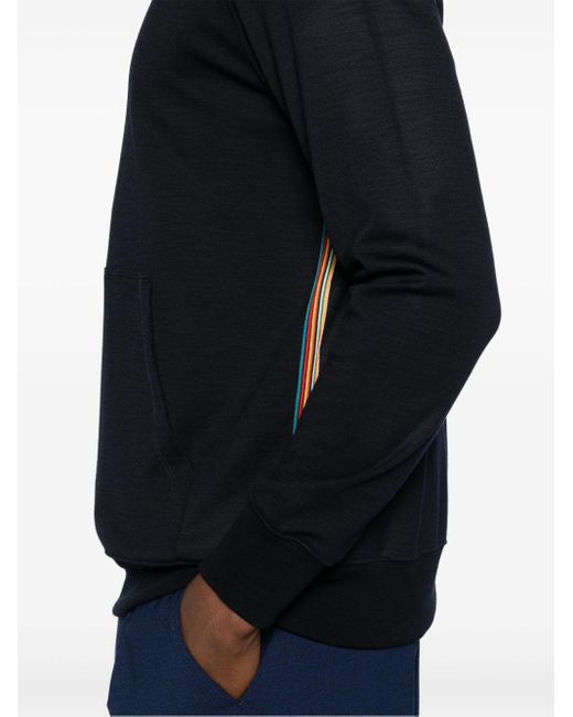 Paul Smith Sweatshirt mit Regenbogenstreifen in Blue für Herren