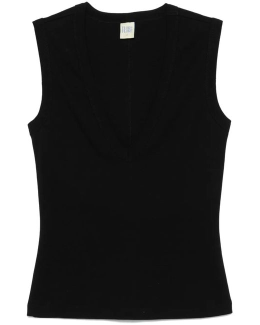 Flore Flore Black Dewi Tank Top