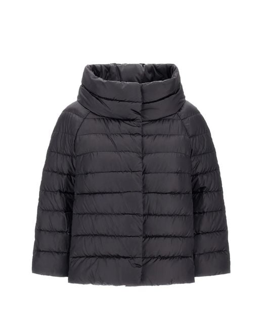 Herno Black Sofia Bomberjacke