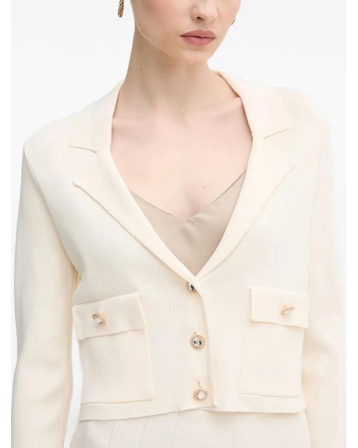GAUDI Cropped Vest in het Natural