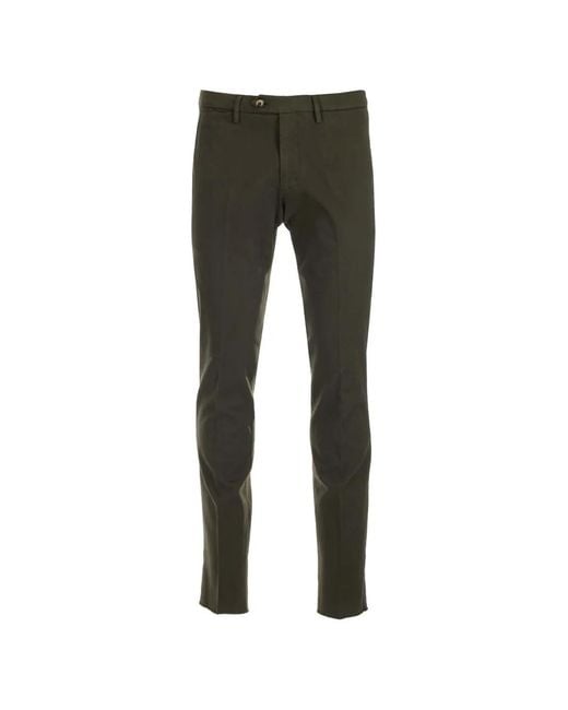 Al Duca D'aosta Gray Cropped-Length Chino Trousers for men