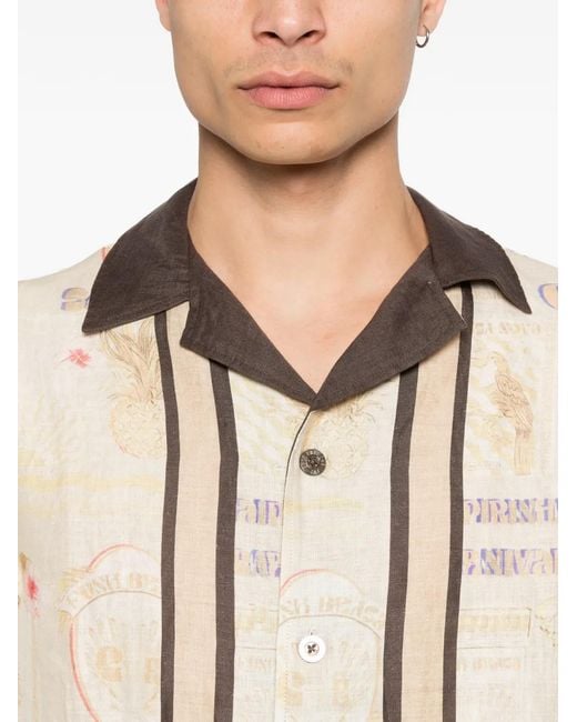 CHE Natural Monte Cristo Short-Sleeves Shirt for men