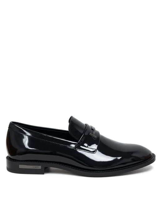 Tod's Black Doppia T Loafers for men