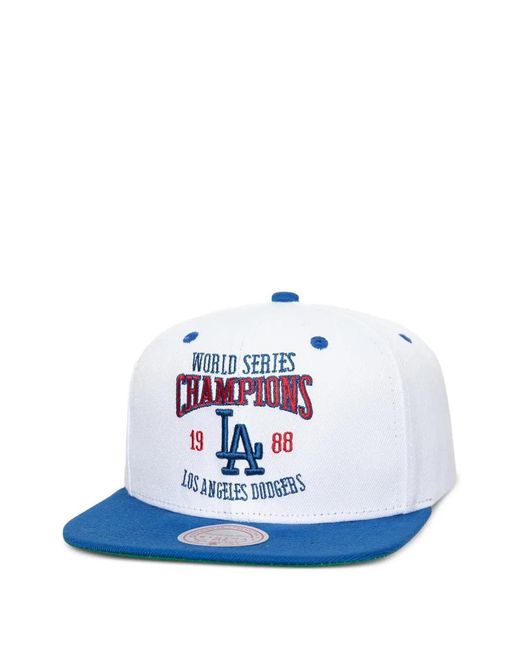 Mitchell & Ness White Cooperstown Champ Cap for men
