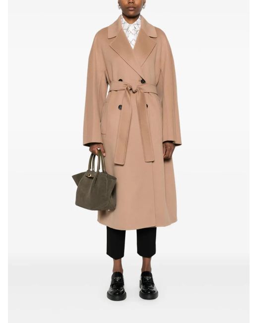 Max Mara Natural Wool Coat