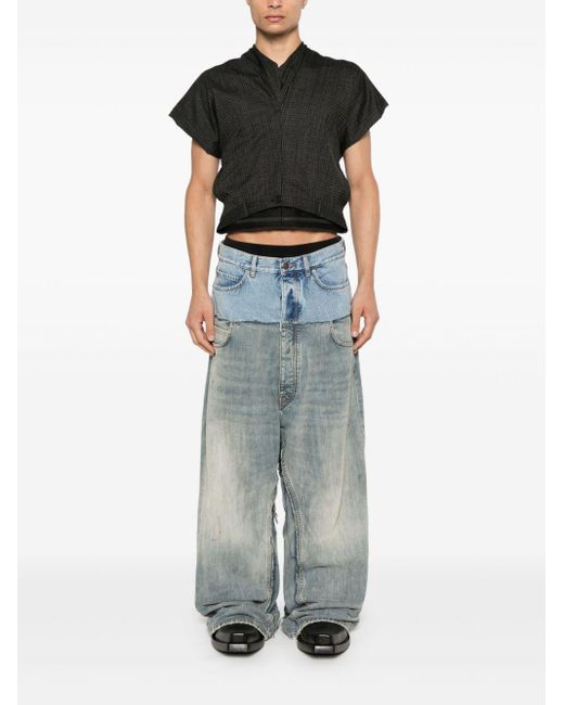 Balenciaga Cut-Up Jeans in Blue | Lyst
