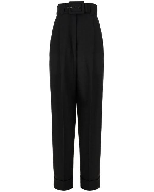 Max Mara ウールパンツ Black