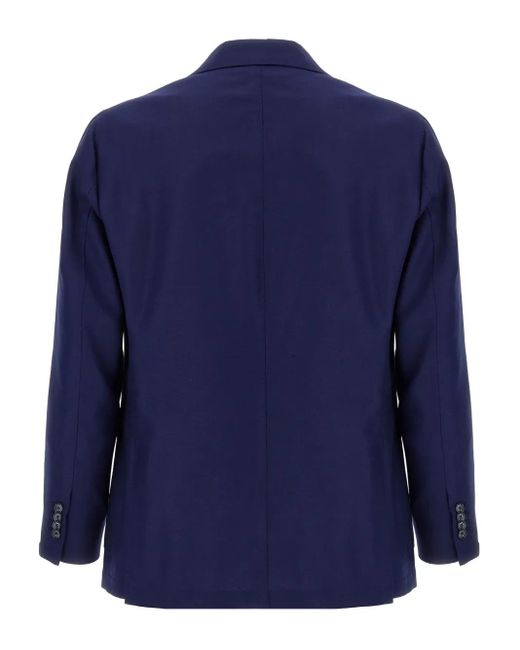 Barba Napoli Blue Jim2 Tailored Blazer for men