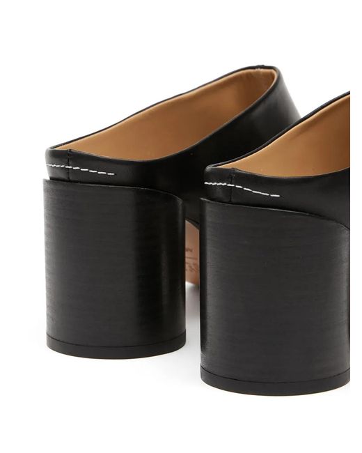 MM6 by Maison Margiela Black Slipper Shoes