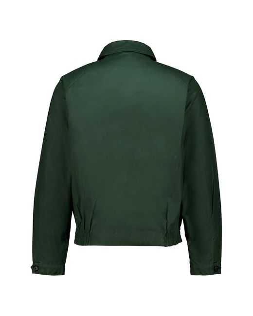 Bode Green Coach Waxed Jacket for men