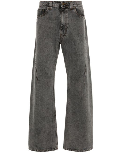 Y. Project Gray Evergreen Straight-Leg-Jeans