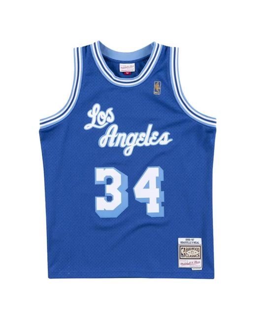Mitchell & Ness Blue Stripe-Detail Vest for men