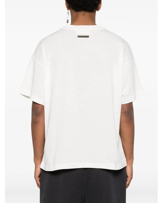 Fear Of God White "Essential" Tee for men