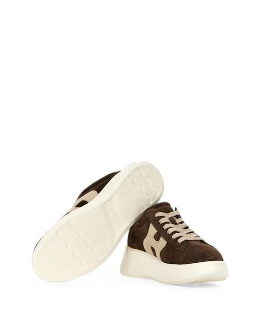Hogan Brown Rebel Sneakers