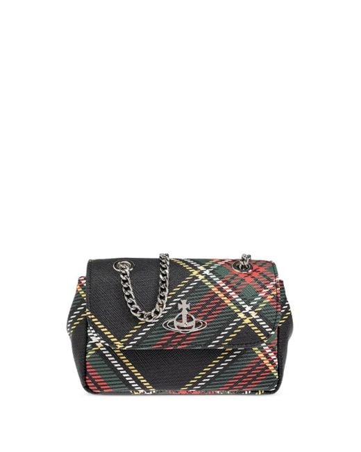 Vivienne Westwood Gray Orb-Plaque Cross Body Bag