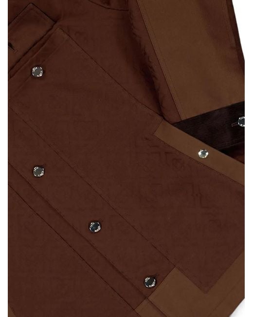 Casablanca Brown Workwear Safari Jacket for men