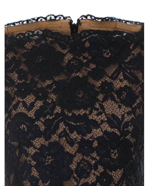 Self-Portrait Black Self Portrait Hem Mini Dress
