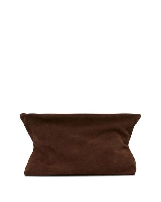 Marsèll Brown Suede Clutch Bag