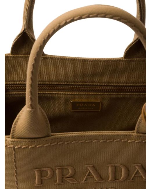 Prada Brown Large Jardinière Tote Bag