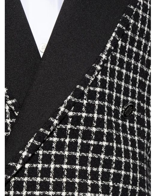 Amiri Doppelreihiger Blazer in Black für Herren