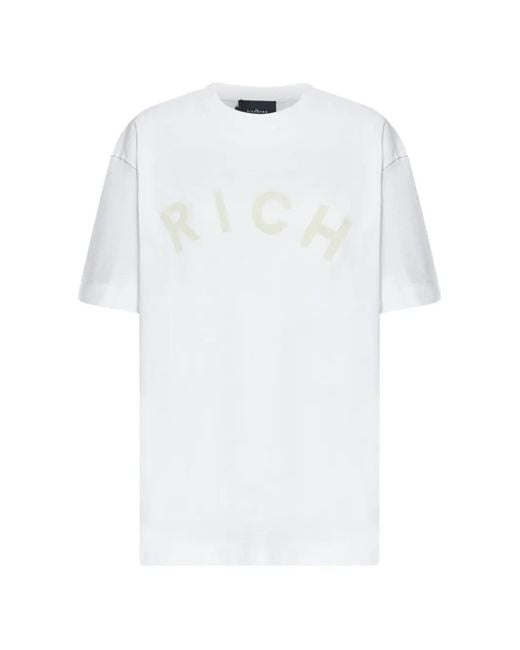 John Richmond White Logo T-Shirt for men