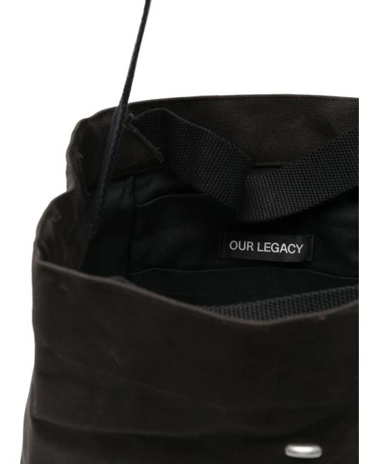 Our Legacy Ultra Towering Tote Bag aus Canvas in Black für Herren