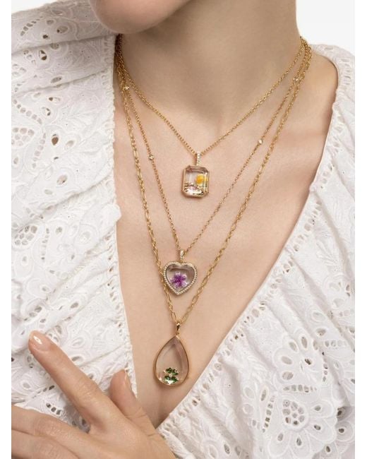 Loquet London Natural Nova Teardrop Locket Necklace
