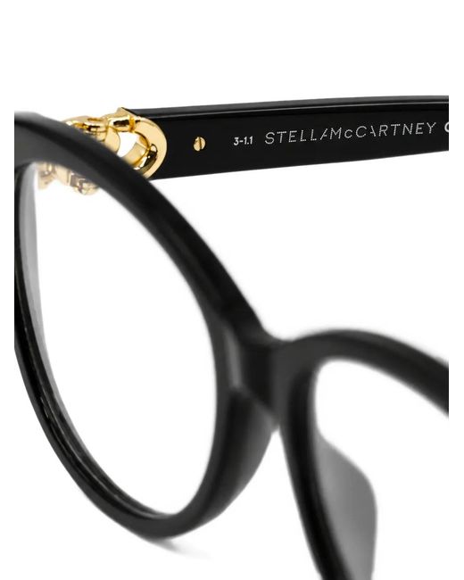 Stella McCartney Black Square-Frame Glasses