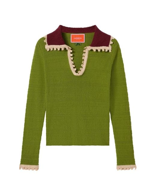 Polo Picket LaDoubleJ en coloris Green