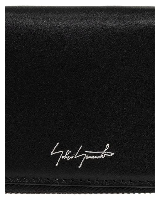 Discord Yohji Yamamoto Black Leather Pouch Keychain for men