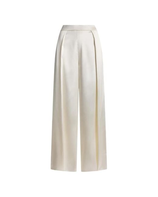 Ralph Lauren White Masina Palazzo Pants