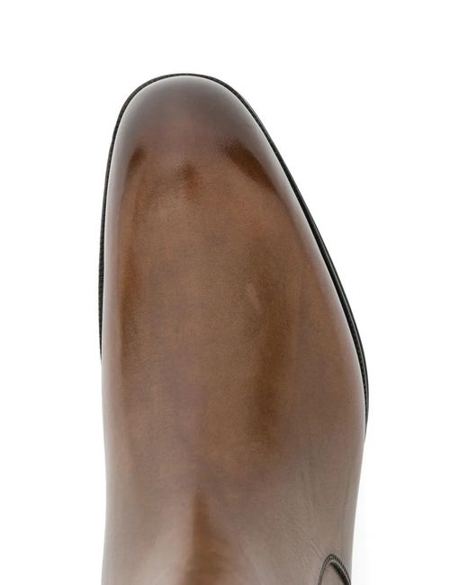 Tom Ford Brown Edgar Zipped Boots for men