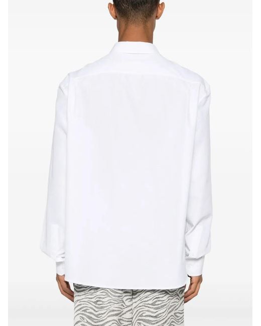 Loewe White Cotton Shirt for men