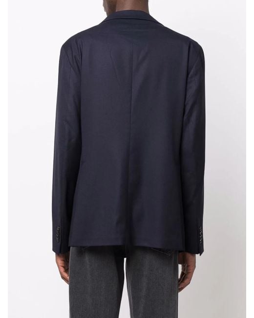 Tagliatore Blue Wool Jacket for men